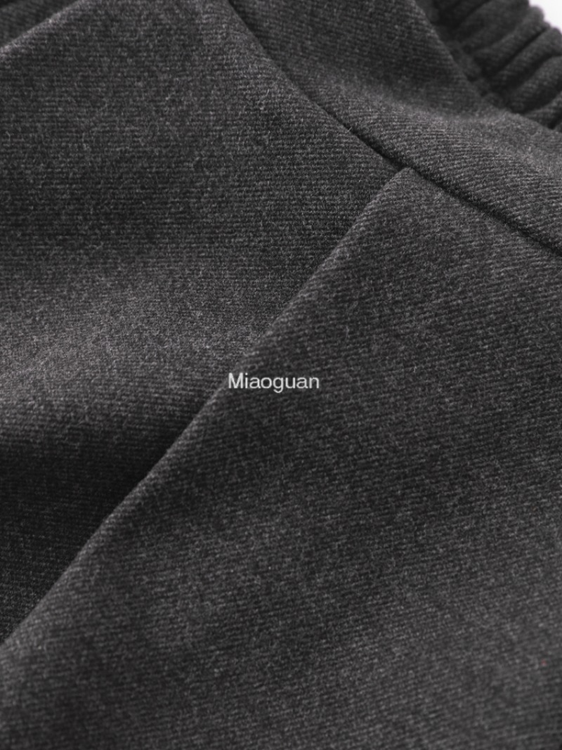 Woolen Wide Leg Pants Women Street High Waist Loose Fashion Female Pant Skirts 2024 comfort  Autumn Winter Thicken Lady Trousers