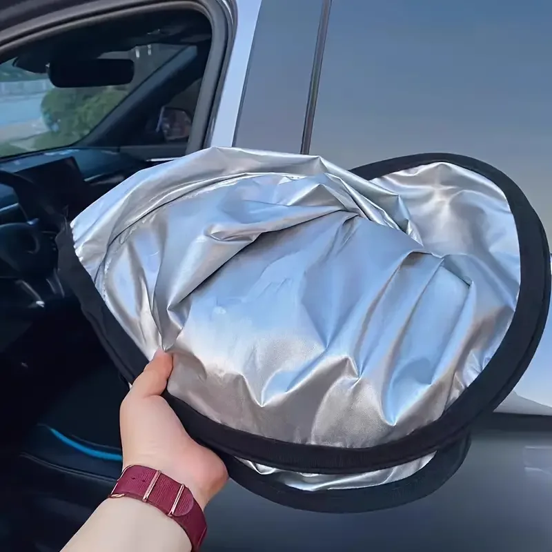 Cubierta plegable para parasol de ventana de coche, parasol, Protector de visera para parabrisas, protección UV automática, accesorios de estilismo para cortina
