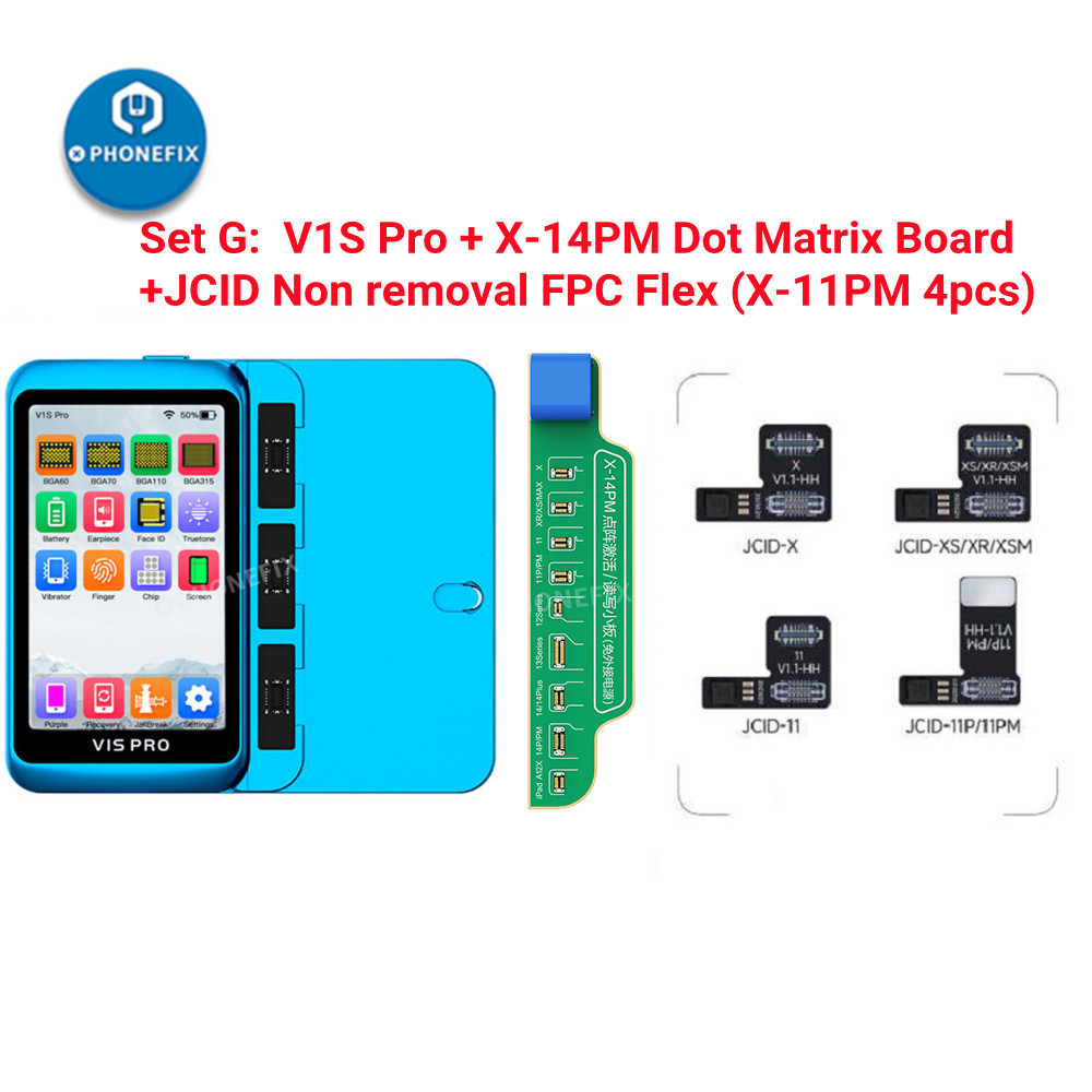 NEW JCID JC Tag On Face ID Flex Cable for IPhone X XR XS MAX 11-15 16 PRO MAX Dot Matrix Repair Tool Battery Data Read and Write