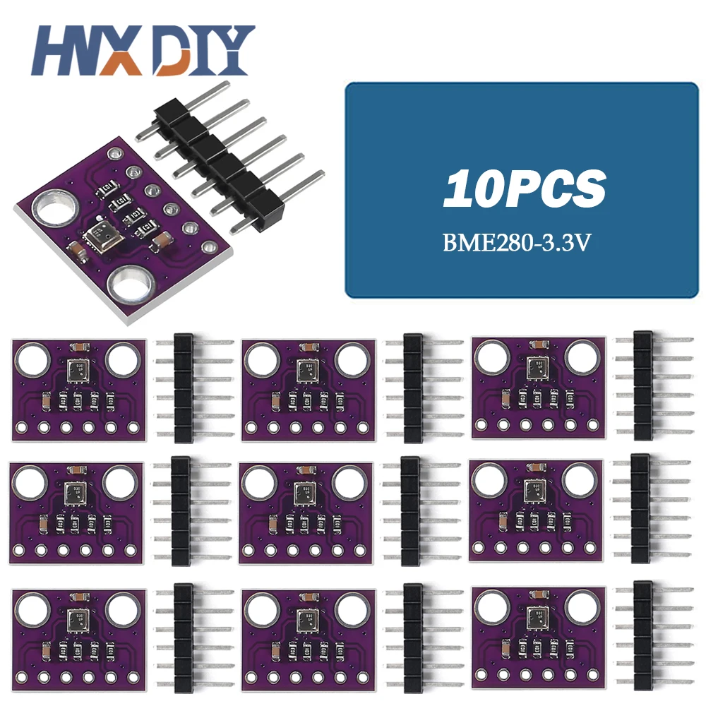 1-10pcs BME280 BMP280 5V 3.3V Digital Sensor Temperature Humidity Barometric Pressure Module I2C SPI for Arduino