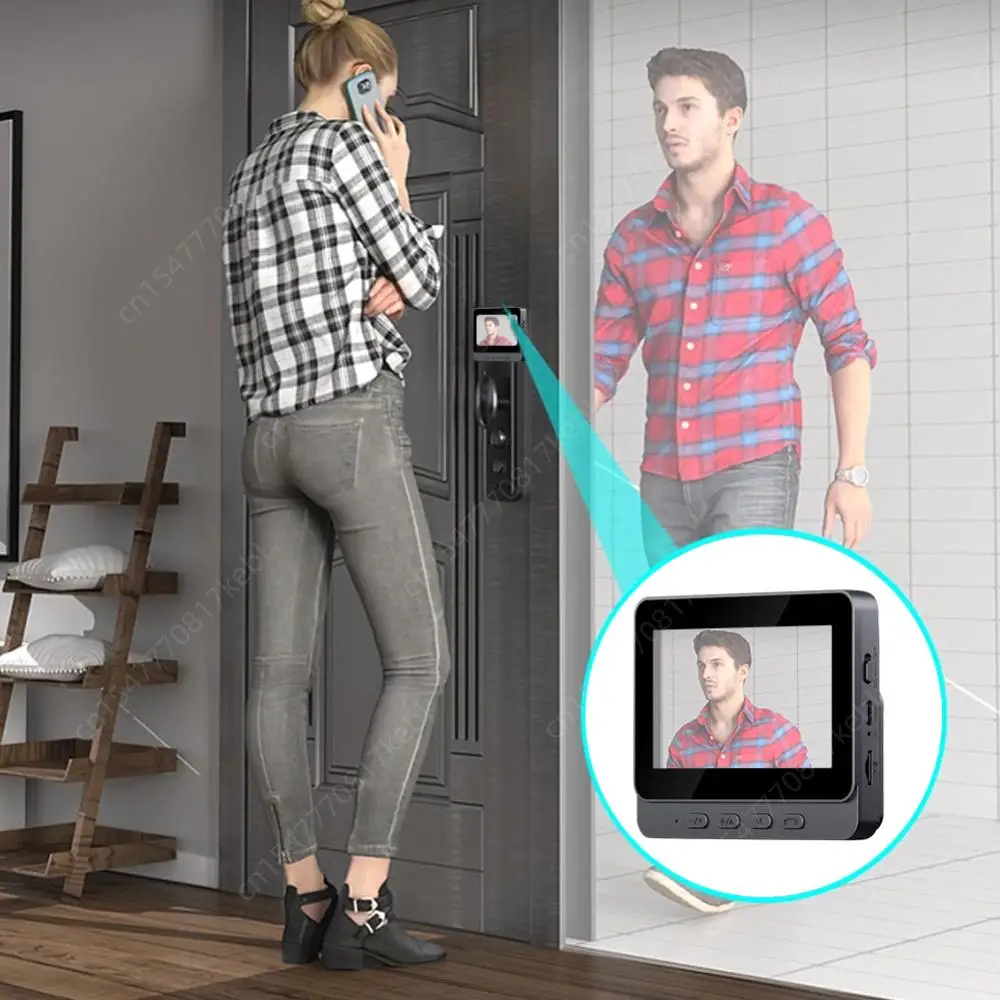 M12 Video Doorbell Wireless 2.4G Bluetooth Automatic Video Recording/Capture By Pressing Noise Reduction Infrared Night Vision