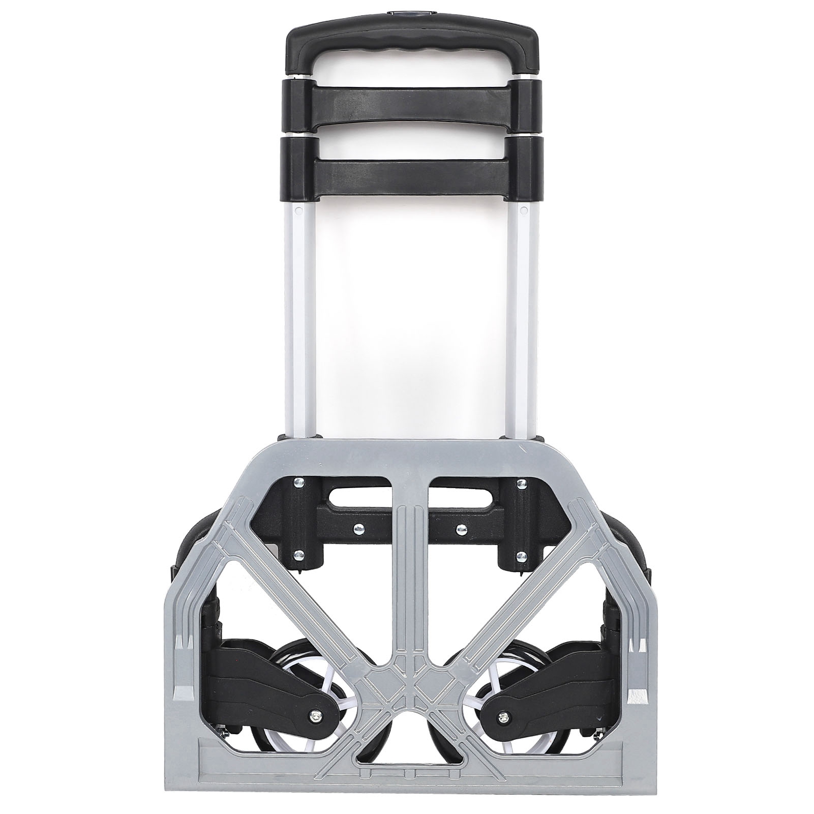 Carrinho de bagagem roda de bagagem caminhão de mão resistente 80kg dobrável compacto alumínio mão caminhão carrinho de bagagem roda