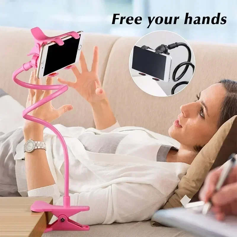 Universal Mobile Phone Holder Flexible Lazy Holder Adjustable Cell Phone Clip Home Bed Desktop Mount Bracket Smartphone Stand