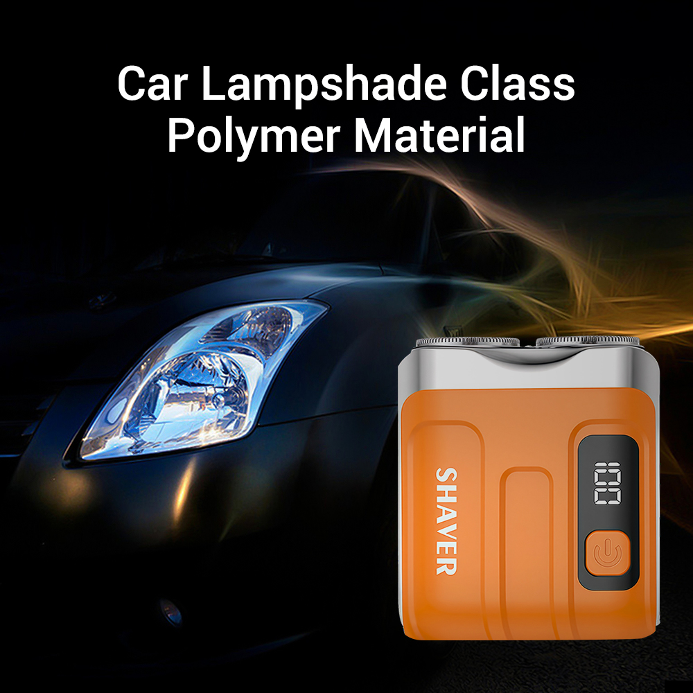 Waterproof Electric Smart Shaver Travel Razor Mini Dual Blade Shaver Men Shaver Portable Beard Trimmer Remover Rechargeable