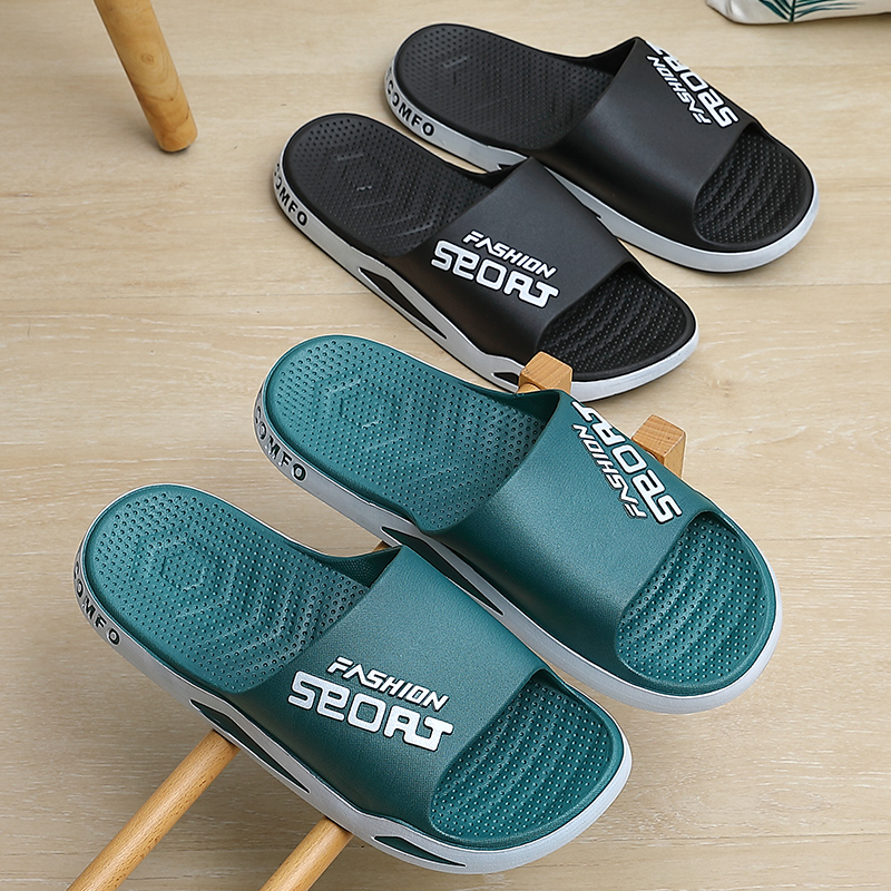 Zapatillas de hombre de talla grande, sandalias de estilo deportivo de verano, suela gruesa antideslizante, transpirables, a la moda, para playa y ocio
