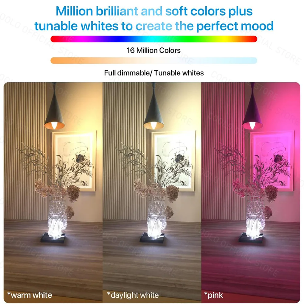 Ewelink E14 bombilla Led inteligente Wifi Zigbee RGBCW lámpara de vela funciona con Alexa Amazon Google Home Yandex Alice Smartthings