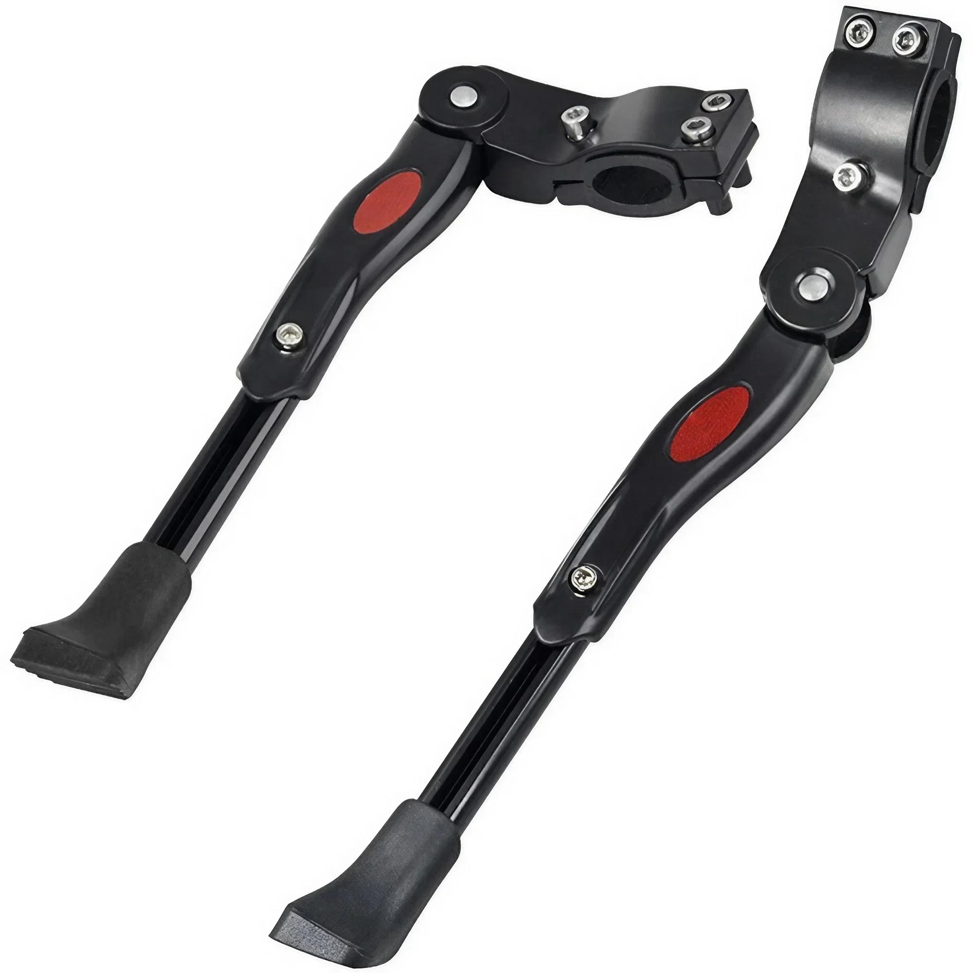 Suporte de estacionamento ajustável para bicicleta, suporte lateral para bicicleta de montanha de 22 24 26 polegadas