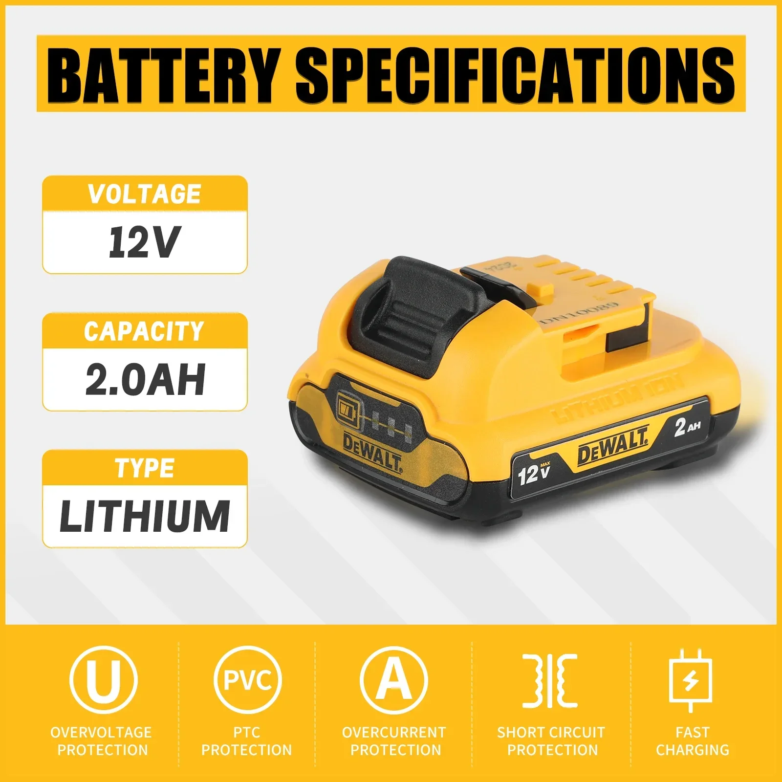 Dewalt DW089LG 3 lados * 360 grados láser lineal vertical horizontal 12V batería de litio herramienta de medición de nivel verde al aire libre