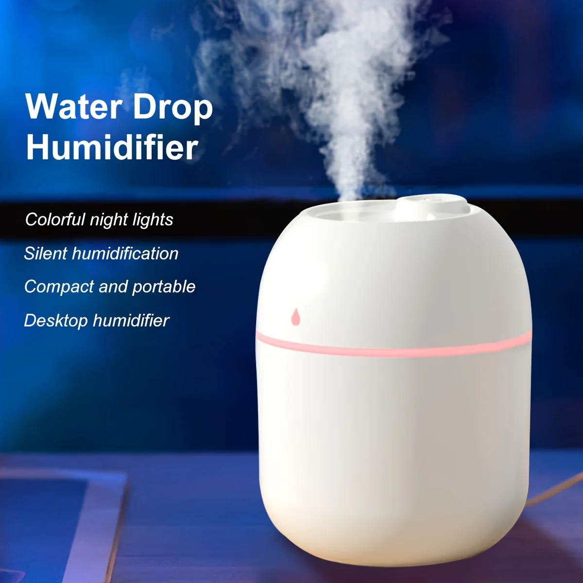 แบบพกพา 220ml H2o มินิถ้วย Sprayer Mist humidifier Double WET AROMA Essential Oil Diffuser รถ USB Air Humidifier
