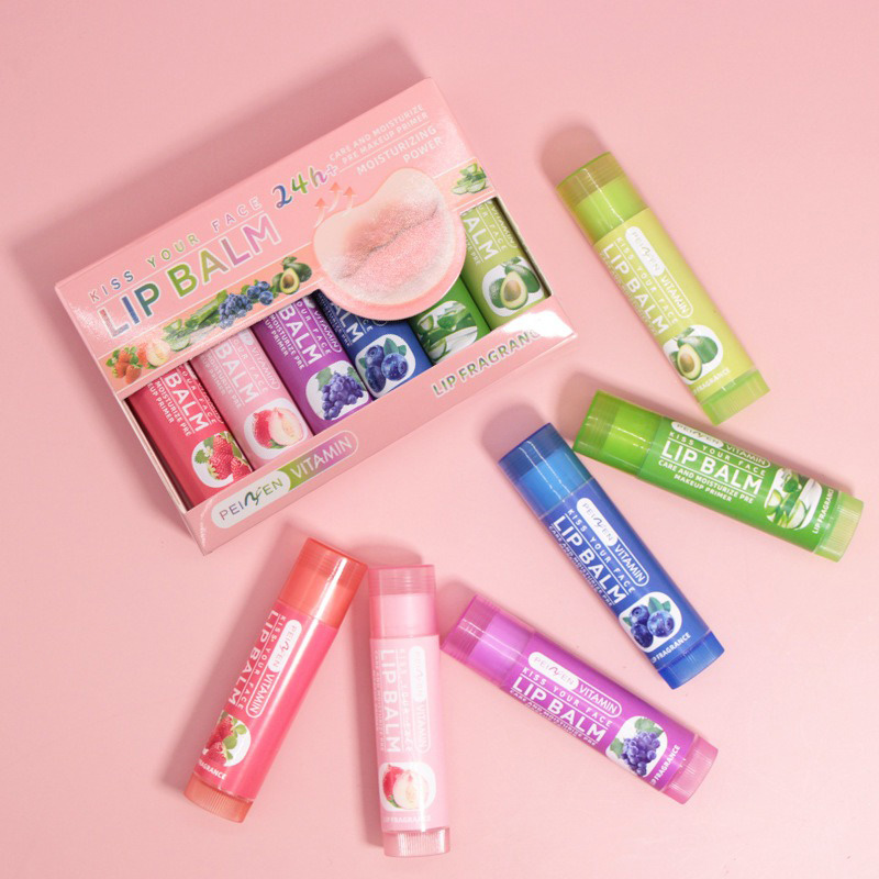 Ensemble de baume à lèvres aromatisé aux fruits Pennyfun : formule ultra-hydratante et hydratante - Traitement des lèvres le plus vendu avec une variété