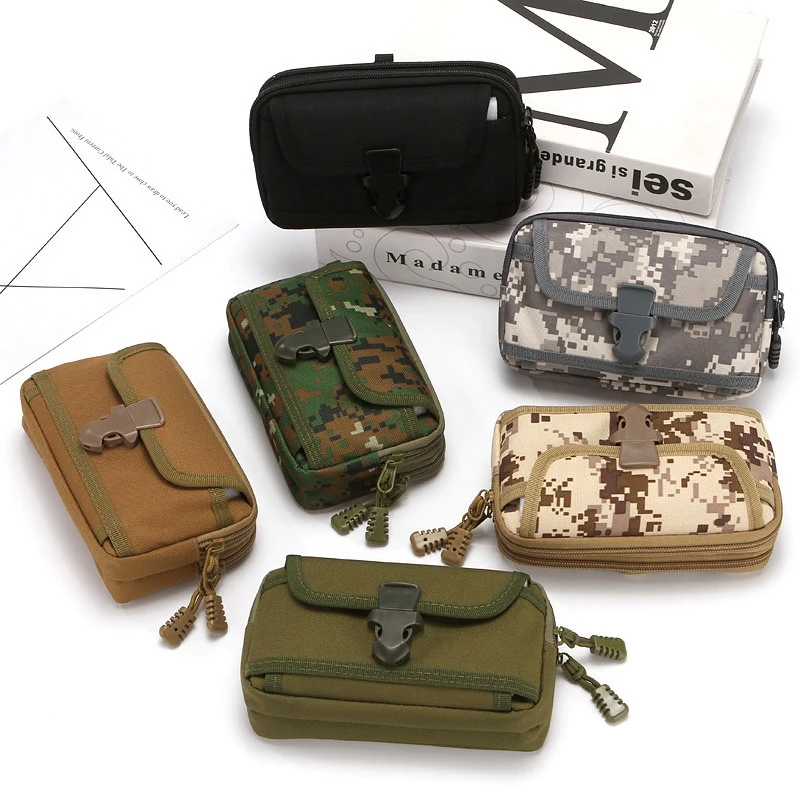 1 Stück wasserdichtes Nylon 6,5 Zoll taktische Molle Tasche Gürtel Hüft tasche Militär tasche Outdoor-Handy tasche