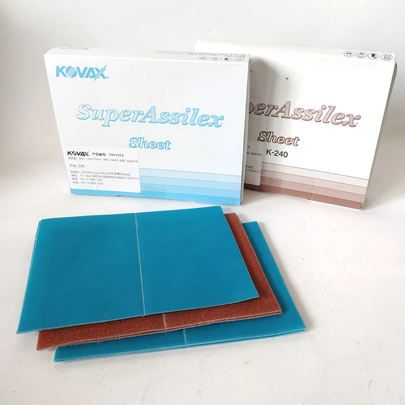 Original KOVAX ญี่ปุ่นแห้งบดขัดกระดาษทราย Ultra-Fine Soft ฟิล์มขัดสีสเปรย์รถเปียโนขัด