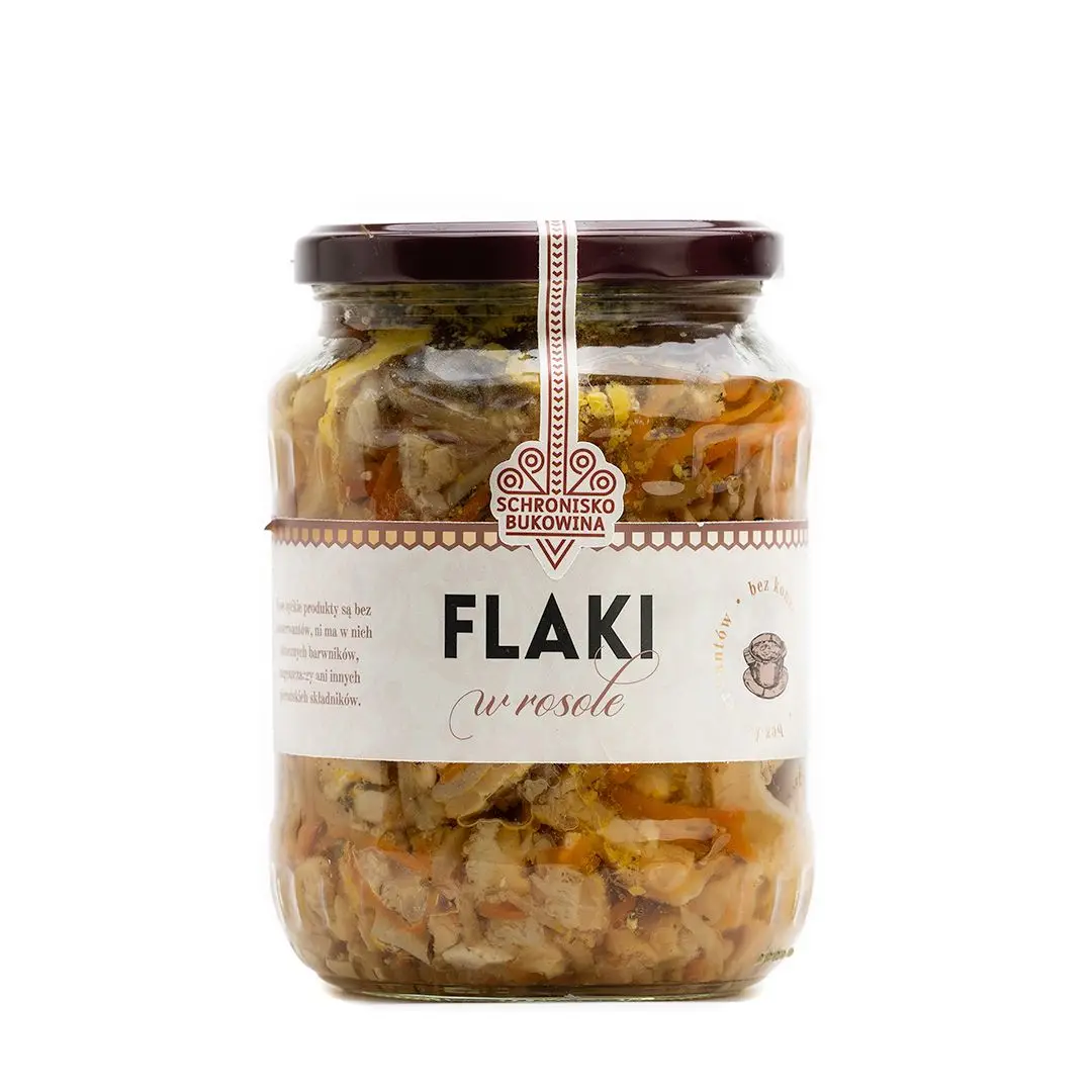 Suppe Flaki in Brühe 700ml-Shelter Bukowina