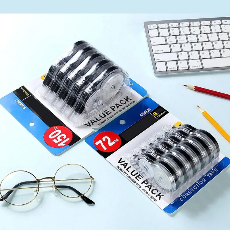 6*12m Large Capacity Ribbon Correction Express Privacy Protection Belt Real Office Stationery Student Stationery School Stat