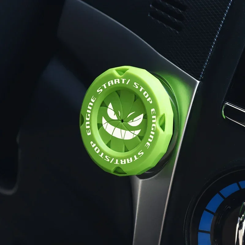 Onekey botão de parada de partida do carro capa decoração interior do carro interruptor de partida de ignição do motor capa protetora anel de partida da motocicleta