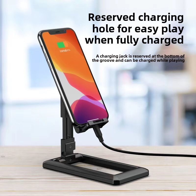 Foldable Adjustable Desktop Lazy Phone Stand for iPad Universal Large Screen Mobile Rotate Base Portable Mini Tablet Holder