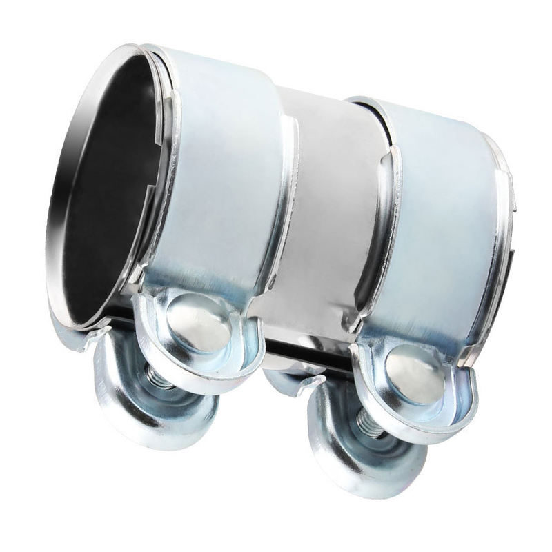 ステンレス鋼エキゾーストクランプ,チューブパイプコネクタ,ジョイナースリーブクランプ,調整可能なチップ,45mm, 50mm, 55mm, 60mm, 65mm, 70mm, 76mm