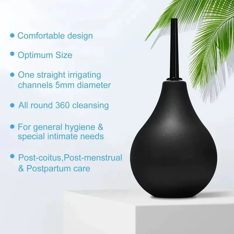 Pulitore per bidet portatile di piccola capacità Siringa per clistere Rettale Clistere per doccia Clistere Pulizia del colon Accessori per bidet