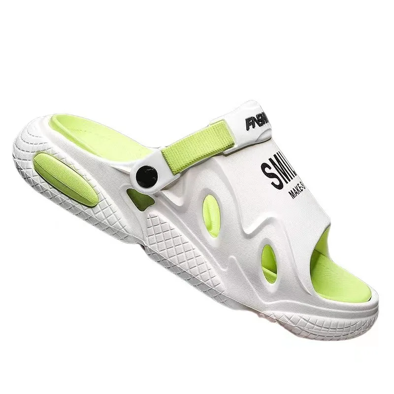 ผู้ชายรองเท้าแตะแพลตฟอร์มลื่นในร่มกลางแจ้ง Flip Flops แฟชั่นน้ําหนักเบาสองสวมใส่รองเท้าแตะชายหาดกลางแจ้งรองเท้าสําหรับชาย