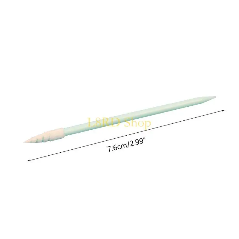 L8RD 100pcs/Pack Piccole punte appuntite PULIZIONE PULIZIONE SCABINA LINT LINT STRI PERSO PER ELETTRONICA PCB ELETTRONICI AREA