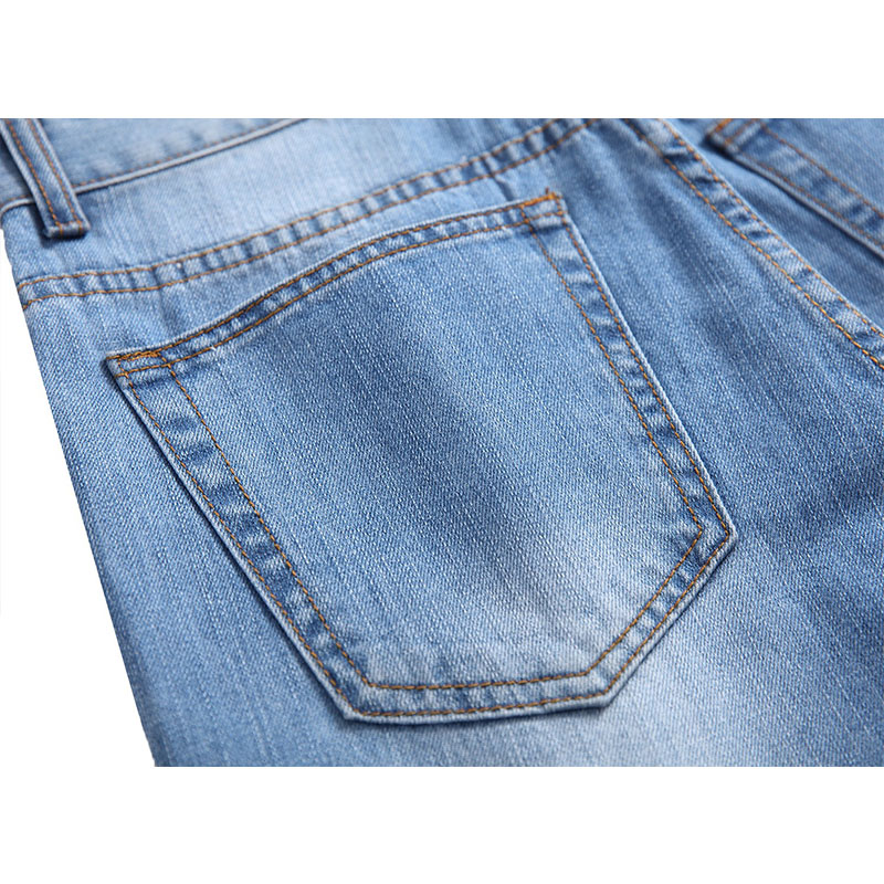 2024 新しいメンズジーンズブランドストレートジーンズ男性ジッパー穴ストリートカジュアルパンツデニムズボン Pantalones Hombre Y2K 服