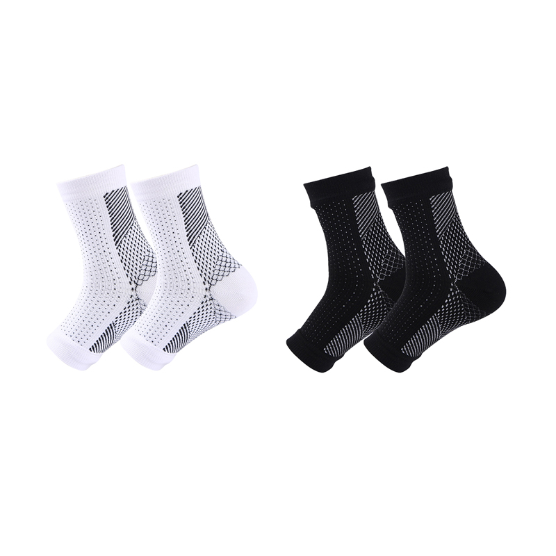 1Pair Unisex Compression Socks Ankle Support Brace Soothing Design for Men And Women Comfortable Leg Compression Stockings