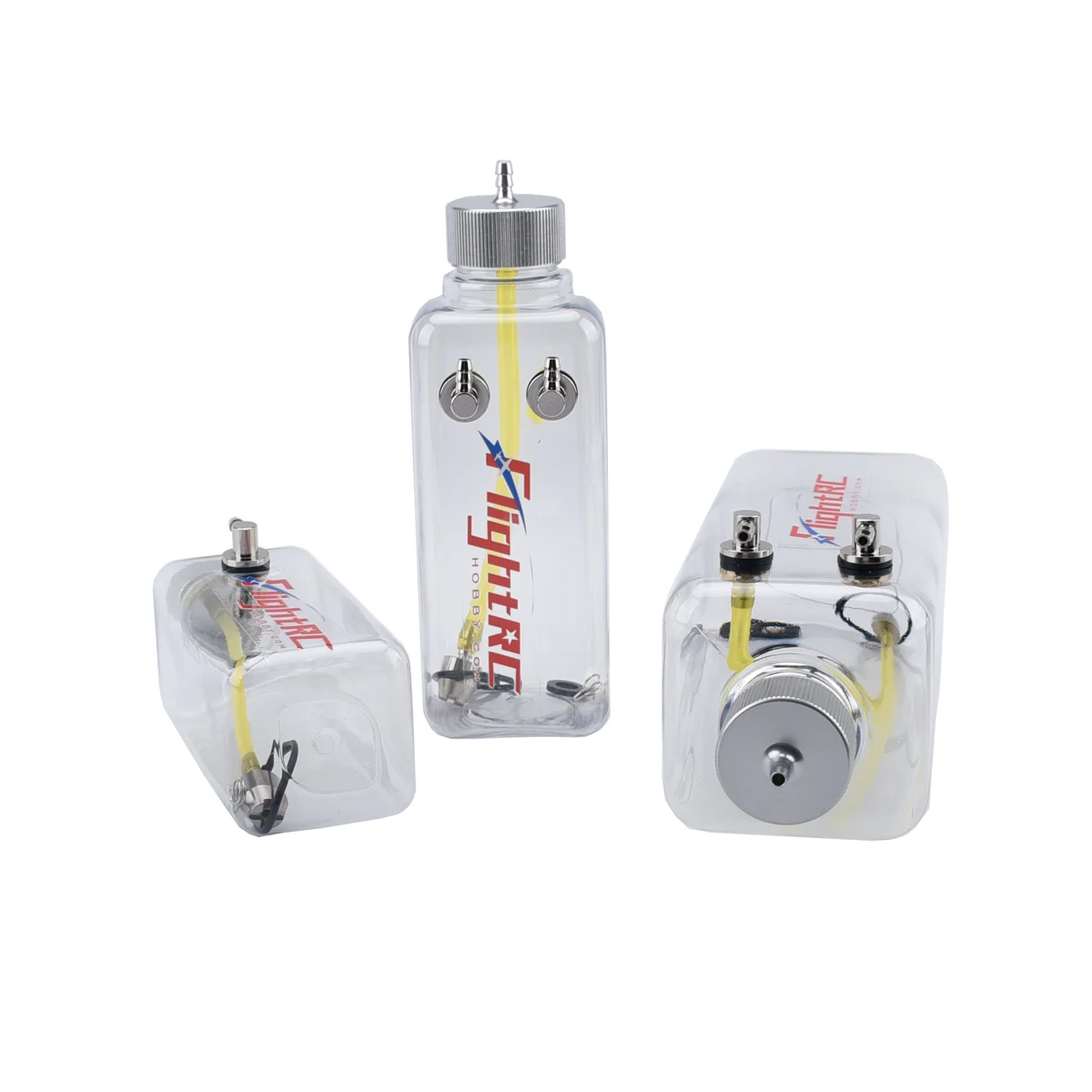 RC Топливный бак Прозрачная пластиковая бутылка 260/360/500/700/1000/1500 ML/CC Алюминиевый сплав с ЧПУ для модели самолета с газом и нитро