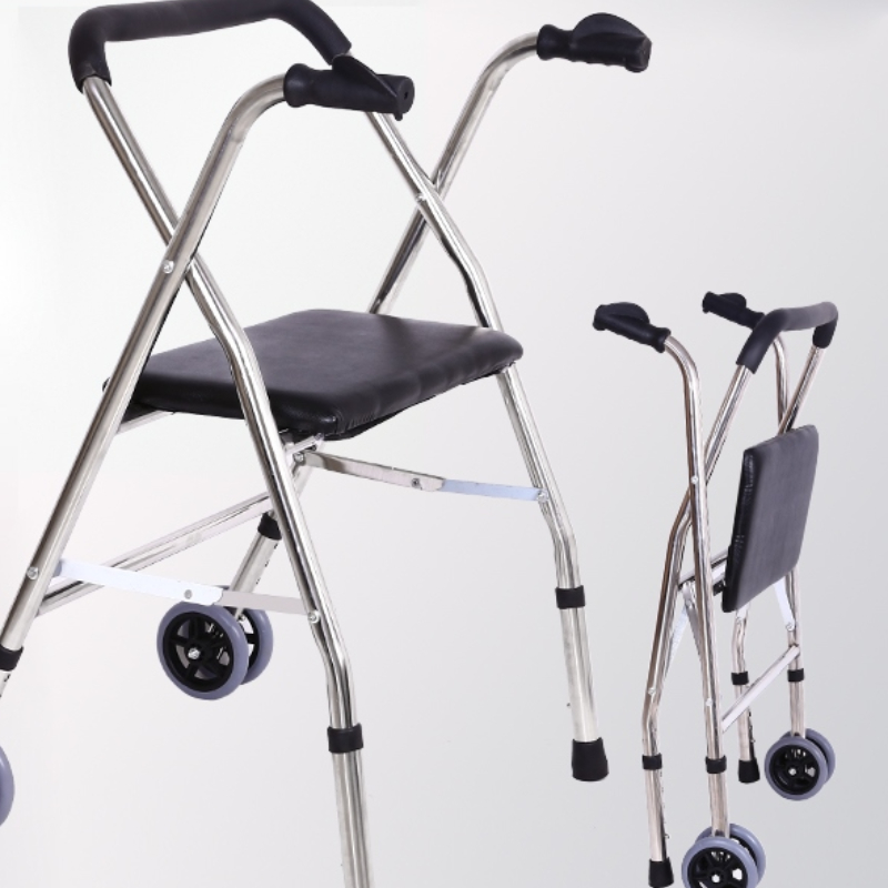 Silla cómoda con asa única para sentarse, Banco de ducha con ruedas, ayuda para caminar, Duschstuhl Mit Rückenlehne