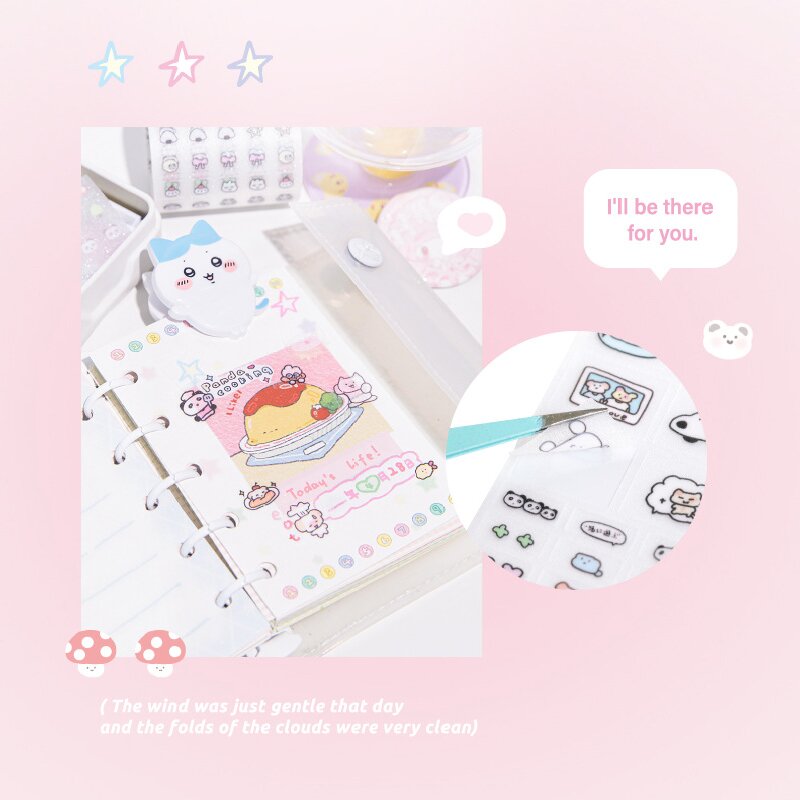 นายกระดาษ 4 สไตล์ 1 ม้วน/แพ็คน่ารัก serial series แฟลชฟิล์มเทป PET สําหรับ DIY คู่มือเคสโทรศัพท์ถ้วยแก้วตกแต่ง