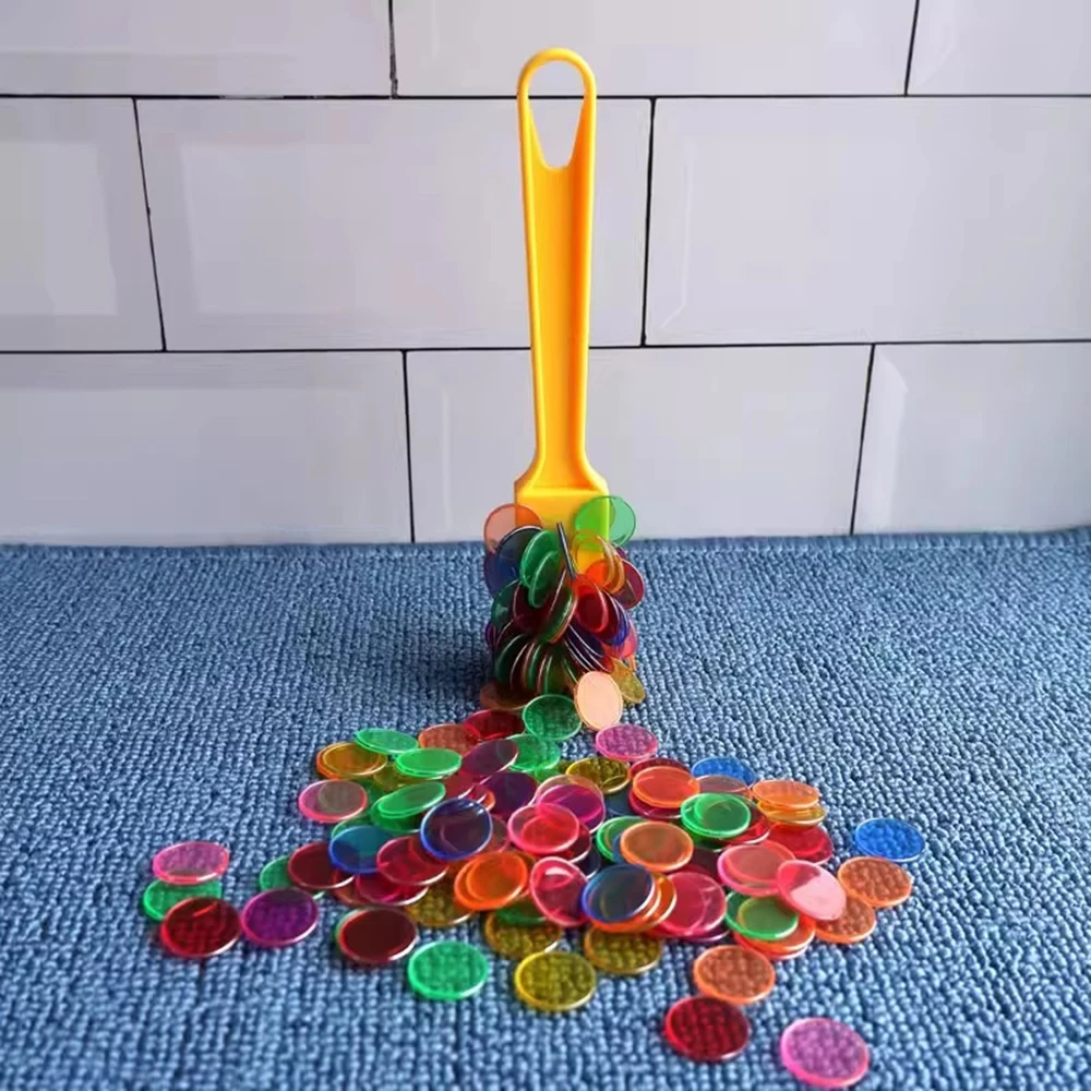 Children Toy Montessori Magnetic Sticks Bingo Chip Color Sorting Math Counting Toys Educational Learning Toy for 3 4 Years Kids