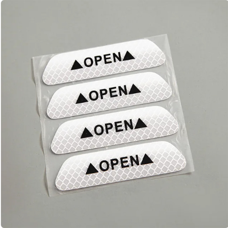 4 шт./набор, светоотражающие наклейки на автомобильные двери