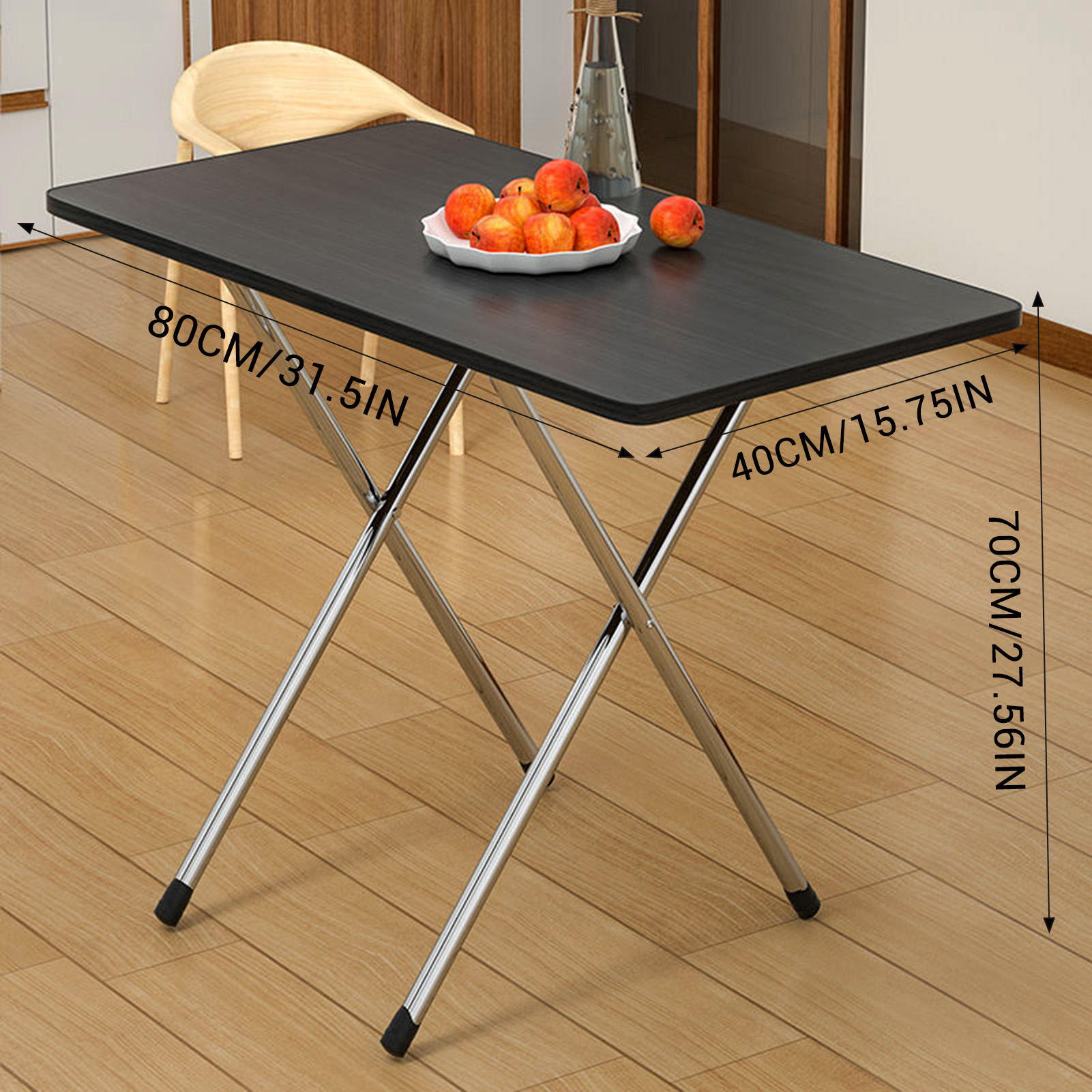 Portable Garden Table Foldable Wooden Dining Table For Afternoon Tea Ultralight Christmas Outdoor Camping BBQ Picnic Table