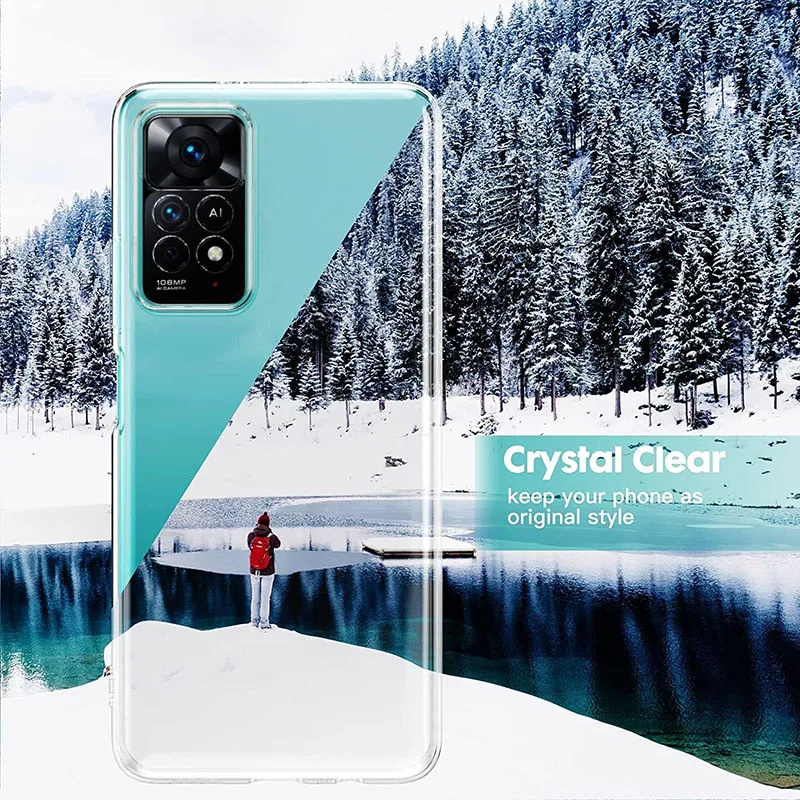 Funda de teléfono suave de silicona transparente para Xiaomi Redmi Note 11 10 9 Pro 11S 11T 10S 10T 9S 9T funda ultrafina para Redmi K50 K40 K30 Pro