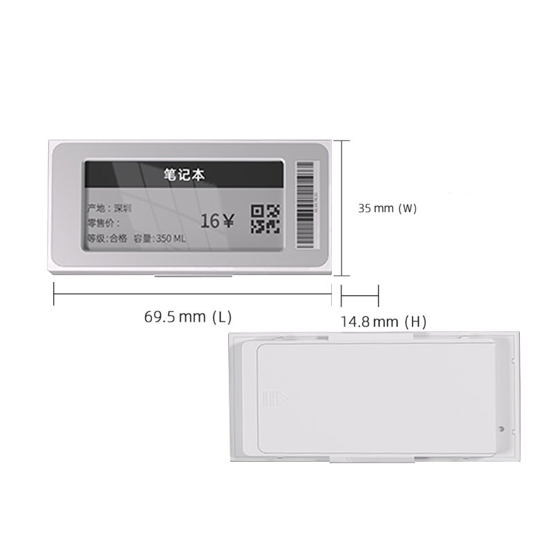 1/2/3/4/5 Chiếc Điện Tử Giá ESL Màn Hình TFT Màn Hình Không Bị Rối Viết bluetooth Kết Nối Dễ Dàng Mangement Điện Thoại Di Động Ứng Dụng