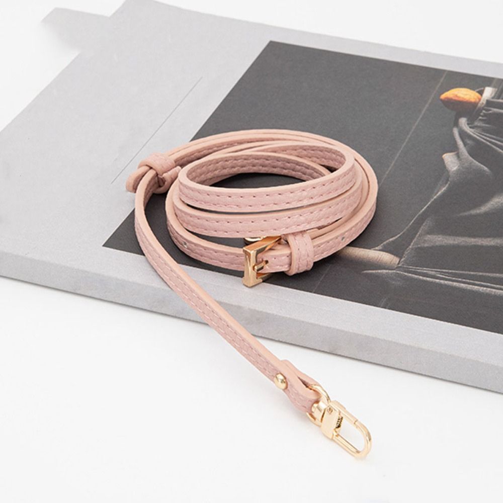 Taschen-Transformationszubehör, Mini-Taschengurte, stanzfreier Schultergurt aus echtem Leder, Umhängetasche, Umwandlung, Hängeschnalle