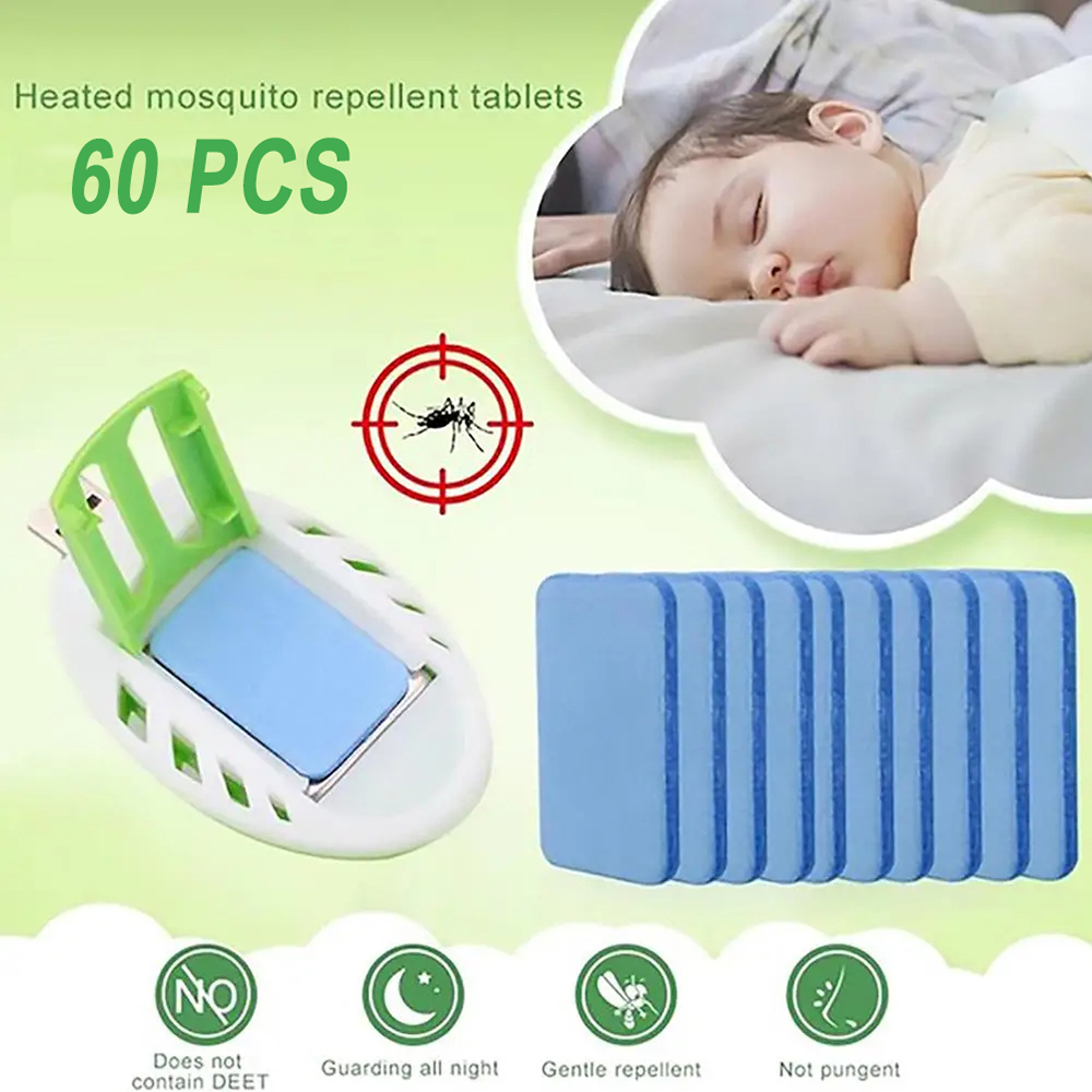 30/60/90 Uds repelente de mosquitos USB matamosquitos estera para morder insecto tableta reemplazar almohadilla perfumada incienso eléctrico para el hogar y el dormitorio
