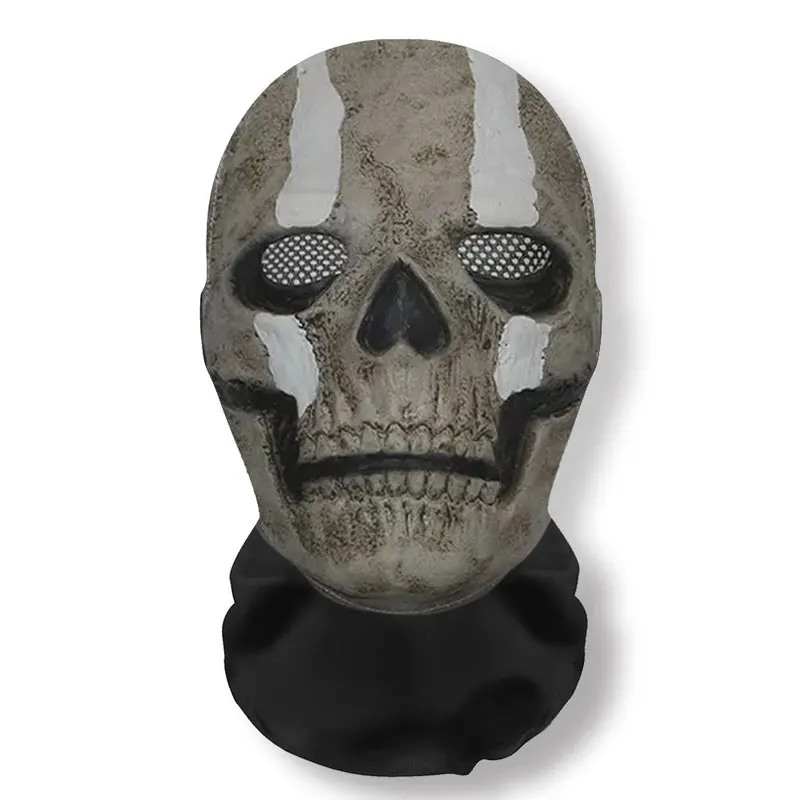 Halloween Ghost Face 3D Mask Balaclava Full Face Elastic Mesh Breathable Sunscreen Headcovers Funny Party Cosplay Props