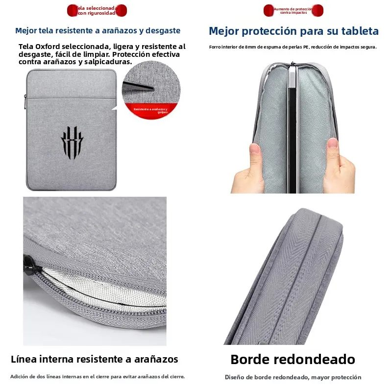 Funda Protectora para Tablet de Juegos Nubia Red Magic 3Pro, Bolsa de nento Interior de Felpa de 906 Puadas para A...