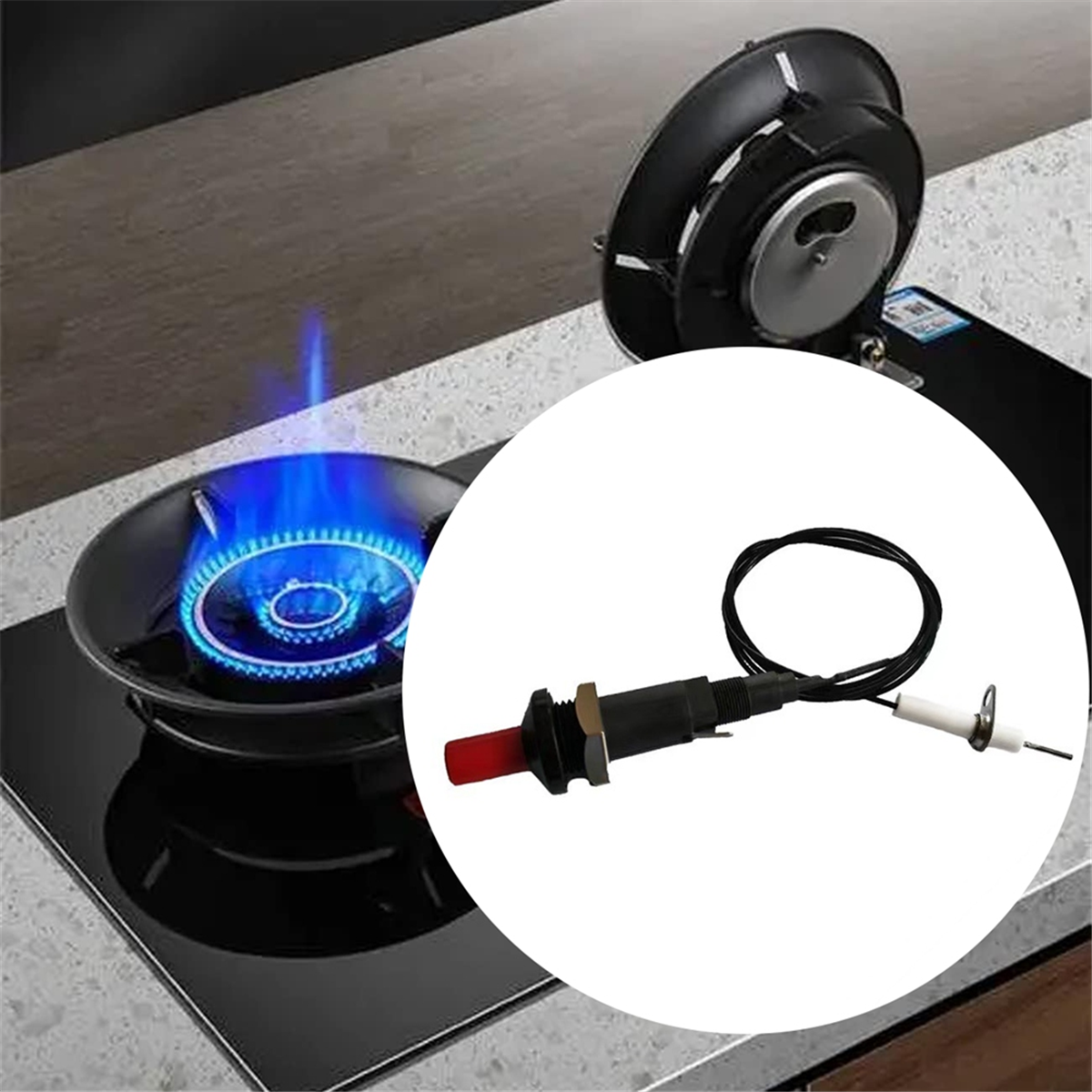 A71P Piezoelectric Ignition Kit Igniter with Ignition Needle for Gas Stove Oven Accessories