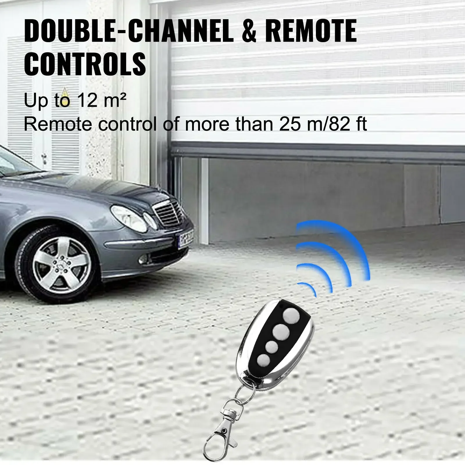 Sihao Electric Operator Gate Automatic Garage Door Opener With Remote Control 800N1000N Pulling Force Automatic Gates For Hotel