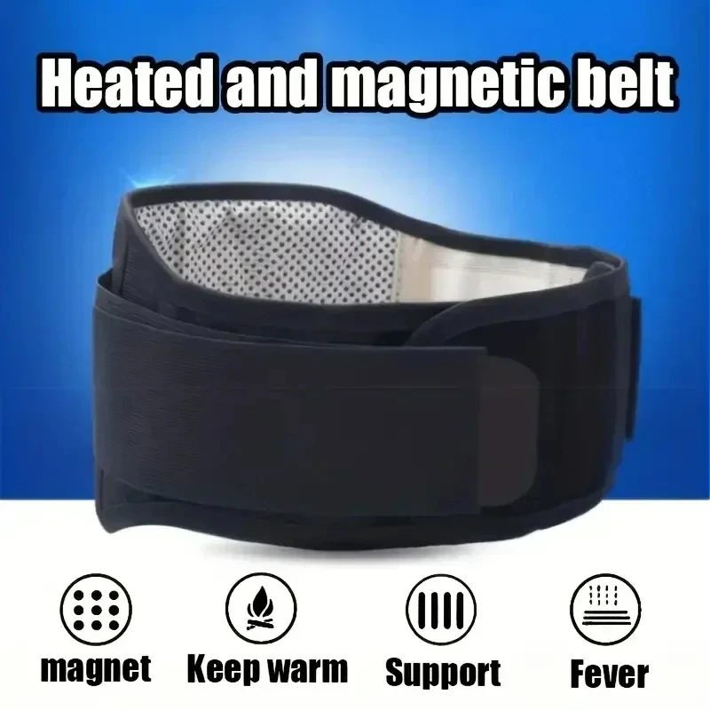 Cintura per terapia magnetica autoriscaldante regolabile a 20 magneti per schiena e vita – Cintura per massaggio alla vita e supporto sportivo