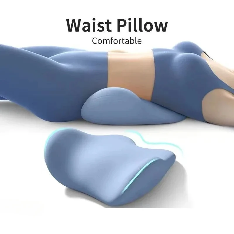 Cojín de soporte Lumbar especial, almohada Lumbar para dormir, ergonómico, suave, cómodo, cama de algodón con memoria, soporte para espalda de protrusión Lumbar