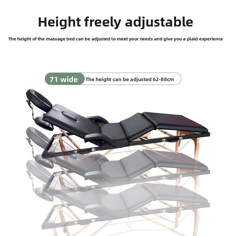 Neues Klappbett, umweltfreundliches Schönheitsbett, mit Schwamm gefülltes Massagemassage-Massagebett