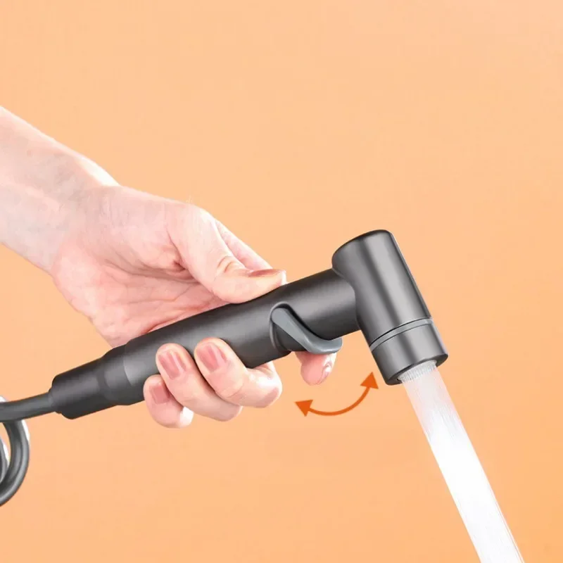 Pulverizador de bidé de mano, juego de rociador de bidé para inodoro, agua pulverizada, ducha de baño, pistola de aspersión, accesorios de válvula angular