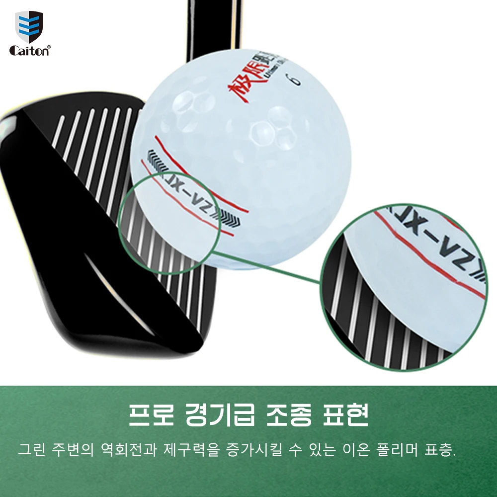 Caiton 12/6/3pcs 극한 거리 골프 공 - 공기 역학적 디자인의 듀얼 레이어 코어 - 더 멀리, 더 안정적으로 비행