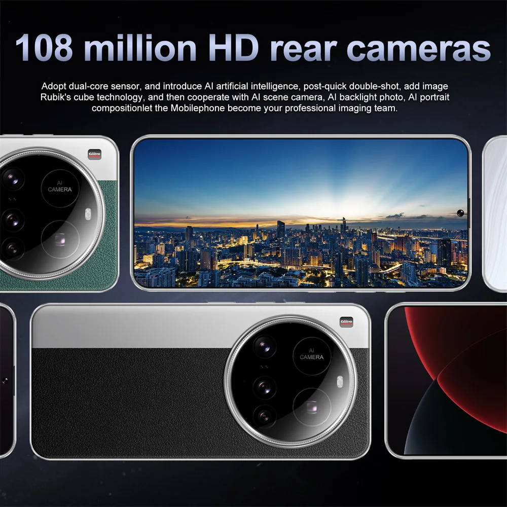 2025 Xioami 15 Ultra Smartphone 5G 7.3inch Mobile Phones Cellphone Dual SIM Android Global Version 8000mAh Cell Phone Unlocked