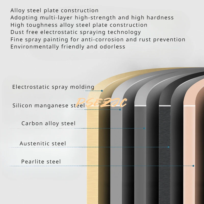 ครัวเรือน Enterprise Anti-Theft MINI Office Hotel ทั้งหมดกุญแจเหล็กปลอดภัยกล่องเงินสด