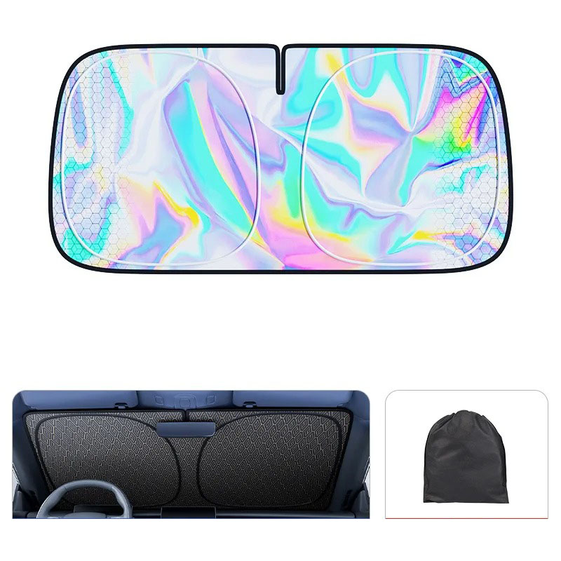 折りたたみ車のフロントガラスサンシェードカバーバイザープロテクターインテリア抗 UV 太陽フロントガラスパラソル自動車アクセサリー