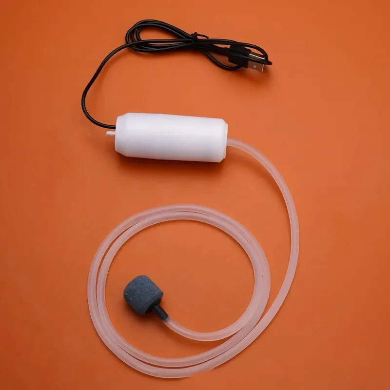 자동 산소 발생기 소형 산소 펌프 휴대용 미니 USB 충전 물고기 탱크 산소 펌프 물고기 농업 수족관 용품