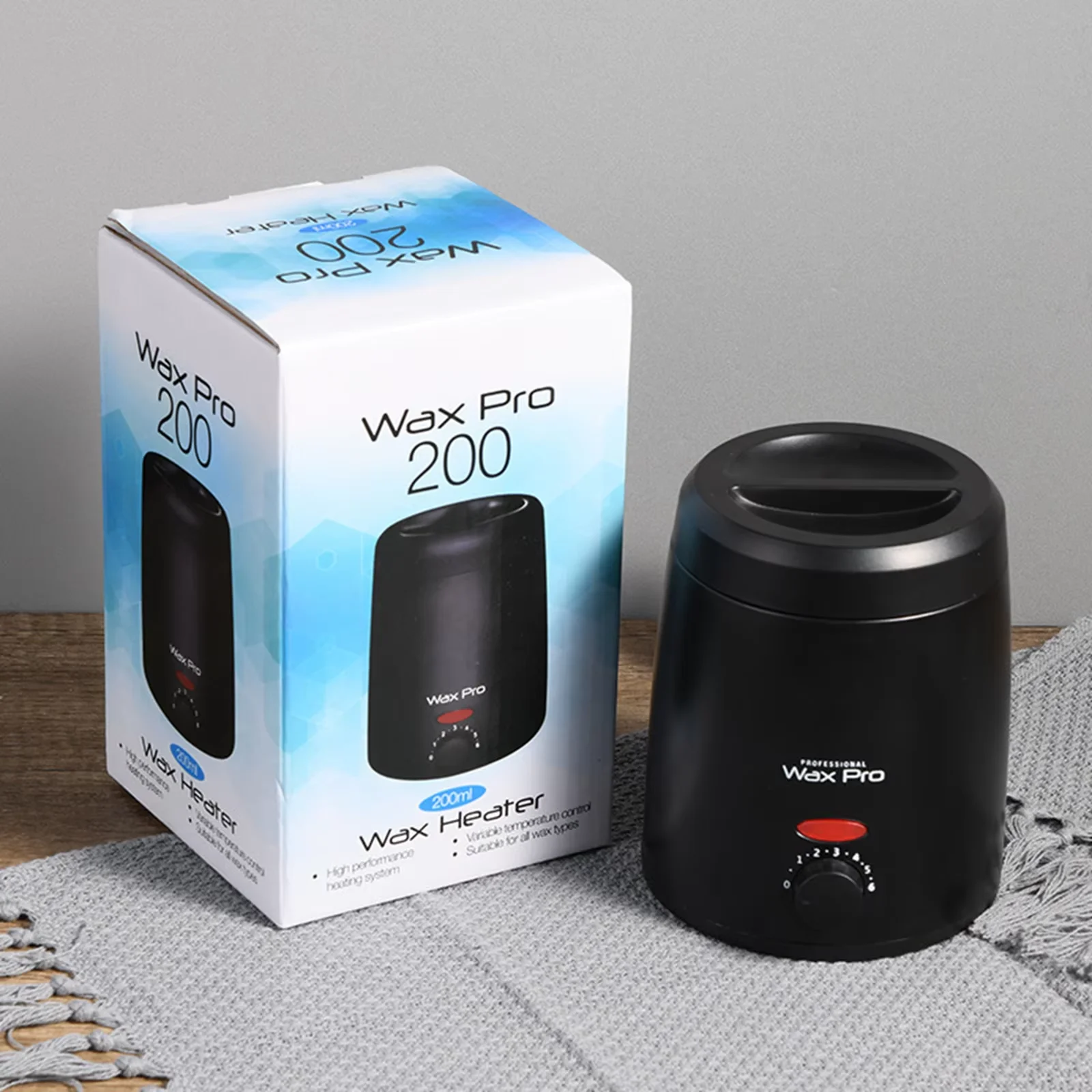 Podgrzewacz do wosku z regulacją temperatury, piec do topienia wosku, regulowana temperatura, szybkie nagrzewanie, łatwy w czyszczeniu, depilator do całego ciała.